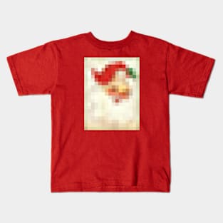 Pixel Santa 2 Kids T-Shirt